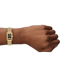 Michael Kors Women's Essex Quartz Three-Hand Gold-Tone Stainless Steel Bracelet Watch