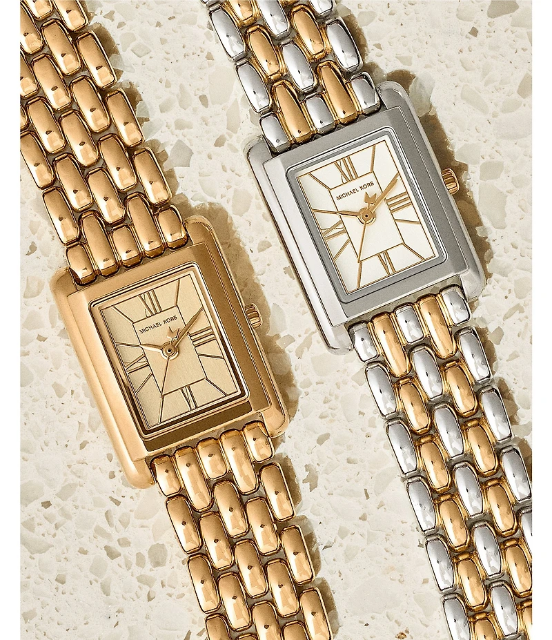Michael Kors Women's Essex Quartz Three-Hand Stainless Steel Bracelet Watch