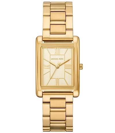 Michael Kors Women's Essex Three-Hand Stainless Steel Bracelet Watch