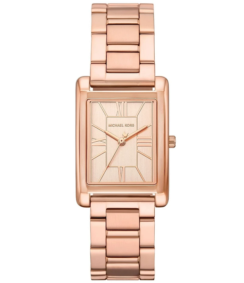 Michael Kors Women's Essex Three-Hand Stainless Steel Bracelet Watch