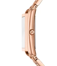 Michael Kors Women's Essex Three-Hand Stainless Steel Bracelet Watch