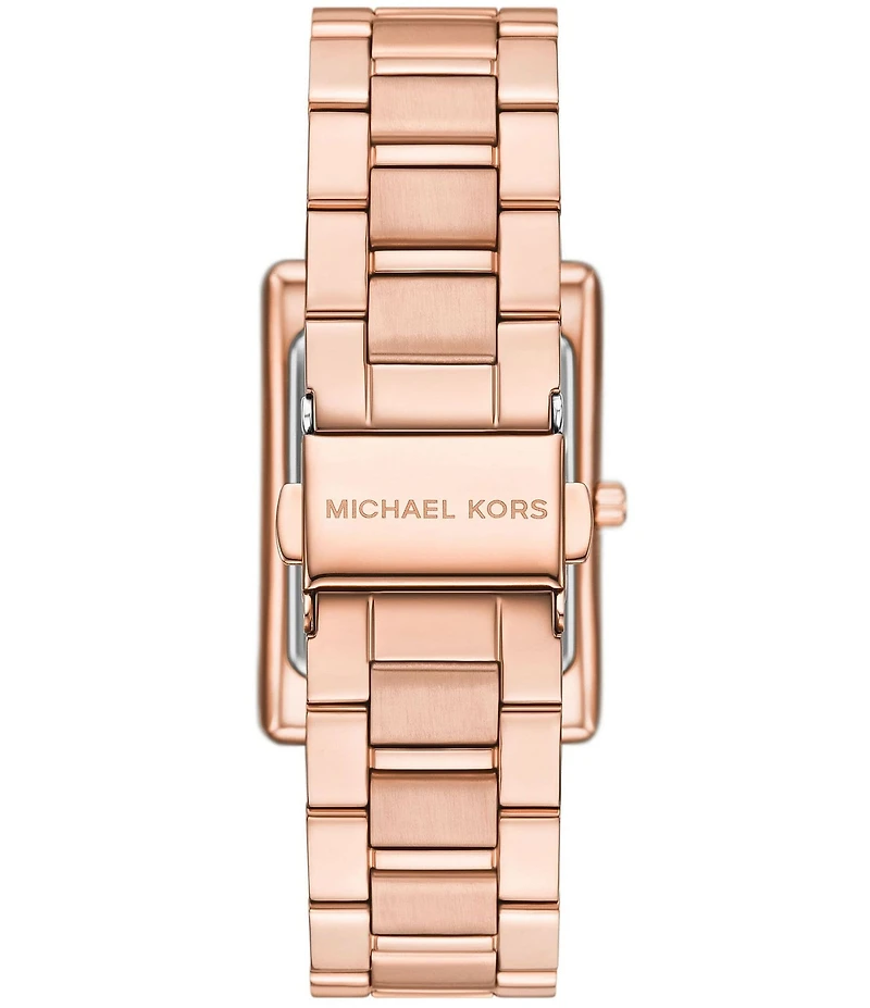 Michael Kors Women's Essex Three-Hand Stainless Steel Bracelet Watch
