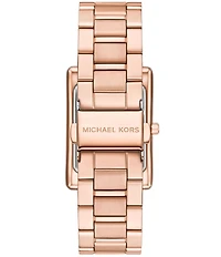 Michael Kors Women's Essex Three-Hand Stainless Steel Bracelet Watch