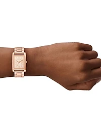 Michael Kors Women's Essex Three-Hand Stainless Steel Bracelet Watch