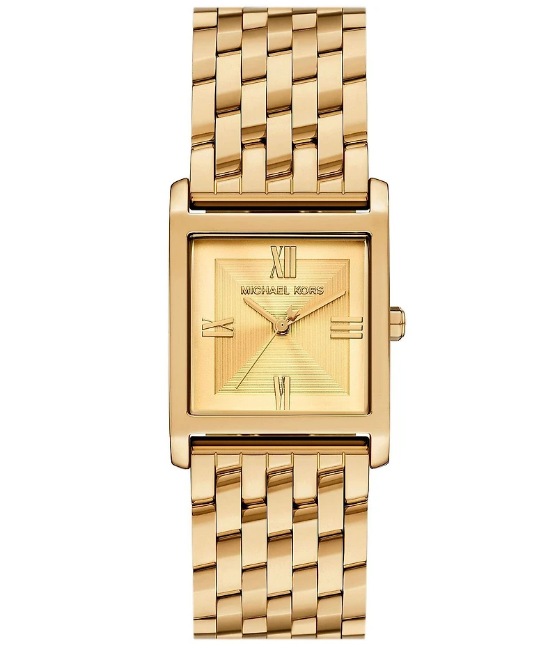 Michael Kors Women's Georgie Quartz Three Hand Stainless Steel Bracelet Watch