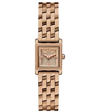 Michael Kors Women's Georgie Quartz Two-Hand Beige Gold-Tone Stainless Steel Bracelet Watch