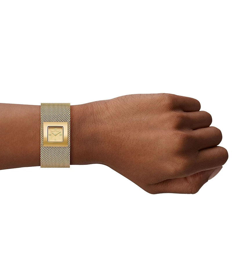 Michael Kors Women's Georgie Quartz Two-Hand Stainless Steel Bracelet Watch