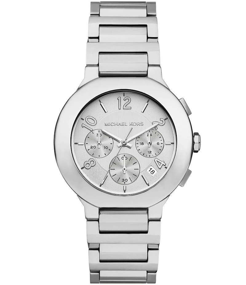 Michael Kors Women's Gramercy Chronograph Stainless Steel Chain Link Bracelet Watch