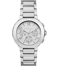 Michael Kors Women's Gramercy Chronograph Stainless Steel Chain Link Bracelet Watch