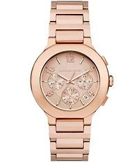 Michael Kors Women's Gramercy Chronograph Stainless Steel Chain Link Bracelet Watch