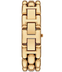 Michael Kors Women's Hally Quartz Two-Hand Gold-Tone Stainless Steel Bracelet Watch