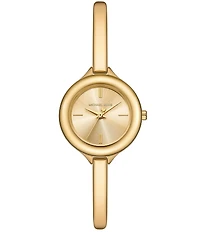 Michael Kors Women's Izzy Three-Hand Stainless Steel Bangle Bracelet Watch