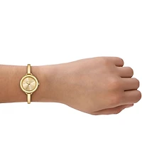 Michael Kors Women's Izzy Three-Hand Stainless Steel Bangle Bracelet Watch