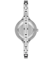 Michael Kors Women's Izzy Three-Hand Stainless Steel Bangle Bracelet Watch