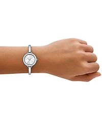 Michael Kors Women's Izzy Three-Hand Stainless Steel Bangle Bracelet Watch