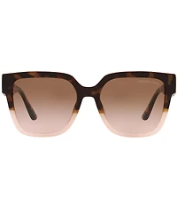 Michael Kors Women's Karlie 0MK2170U 54mm Gradient Tortoise Square Sunglasses