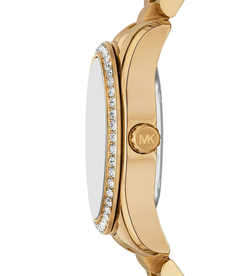 Michael Kors Women's Lexington Lux Multifunction Stainless Steel Bracelet Watch