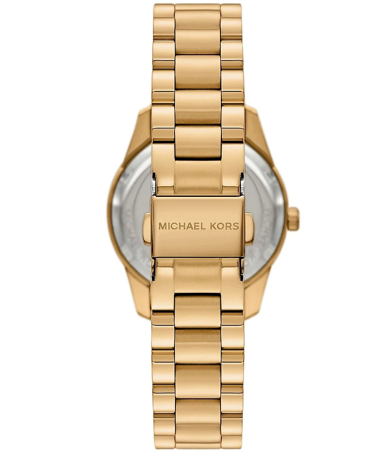 Michael Kors Women's Lexington Lux Multifunction Stainless Steel Bracelet Watch