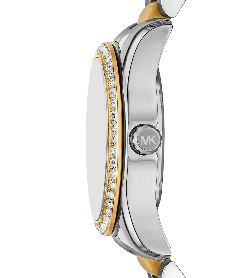Michael Kors Women's Lexington Lux Multifunction Stainless Steel Bracelet Watch