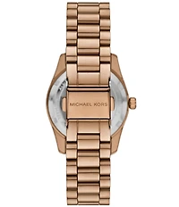 Michael Kors Women's Lexington Multifunction Beige Gold-Tone Stainless Steel Bracelet Watch