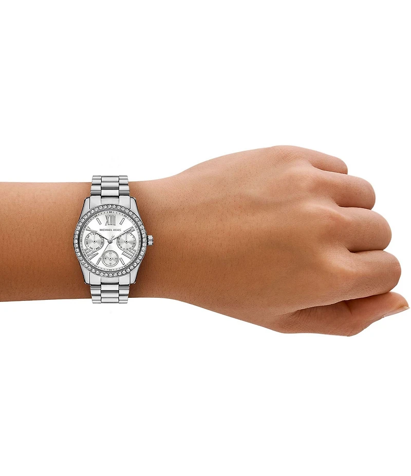 Michael Kors Women's Lexington Multifunction Stainless Steel Bracelet Watch