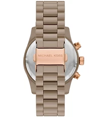 Michael Kors Women's Lexington Quartz Chronograph Ceramic Bracelet Watch