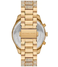 Michael Kors Women's Lexington Quartz Chronograph Pav Stainless Steel Bracelet Watch