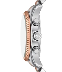 Michael Kors Women's Lexington Quartz Chronograph Stainless Steel Bracelet Watch