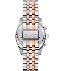 Michael Kors Women's Lexington Quartz Chronograph Stainless Steel Bracelet Watch