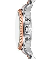 Michael Kors Women's Lexington Quartz Chronograph Stainless Steel Bracelet Watch