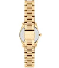 Michael Kors Women's Lexington Quartz Three Hand Gold Tone Stainless Steel Bracelet Watch