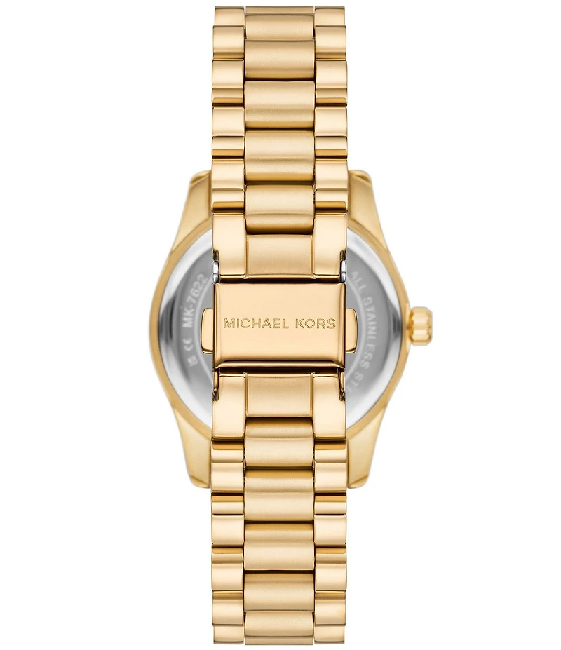 Michael Kors Women's Lexington Quartz Three-Hand Stainless Steel Bracelet Watch