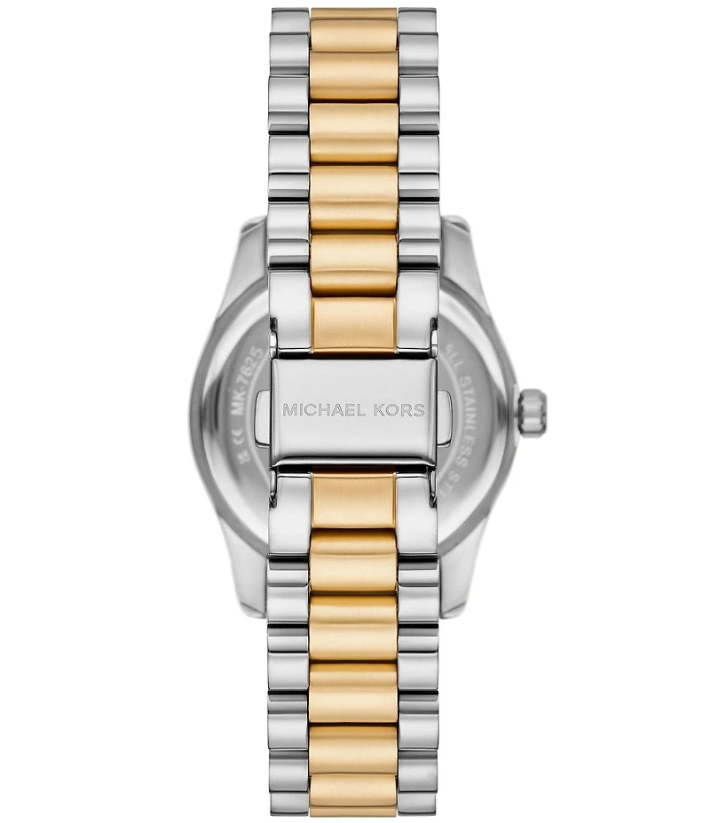 Michael Kors Women's Lexington Quartz Three-Hand Stainless Steel Bracelet Watch
