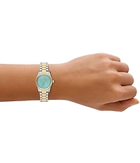 Michael Kors Women's Lexington Quartz Three Hand Stainless Steel Bracelet Watch