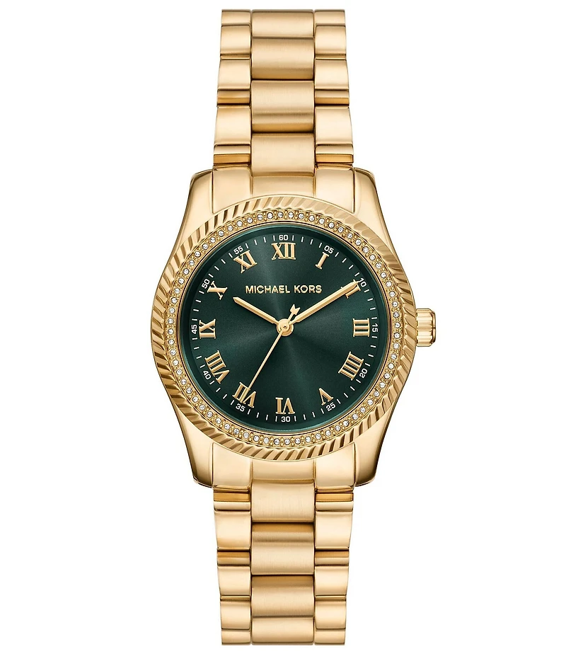 Michael Kors Women's Lexington Quartz Three-Hand Stainless Steel Bracelet Watch