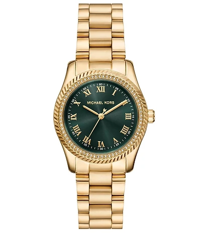Michael Kors Women's Lexington Quartz Three-Hand Stainless Steel Bracelet Watch