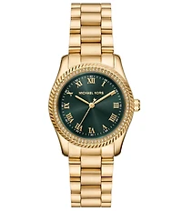Michael Kors Women's Lexington Quartz Three-Hand Stainless Steel Bracelet Watch