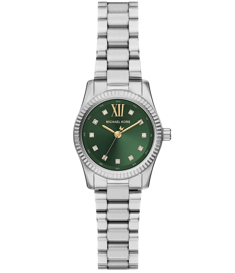 Michael Kors Women's Lexington Quartz Three Hand Stainless Steel Bracelet Watch