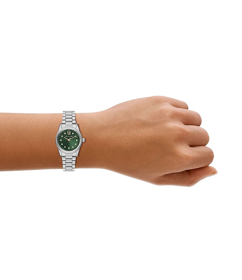 Michael Kors Women's Lexington Quartz Three Hand Stainless Steel Bracelet Watch