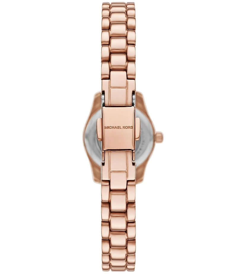 Michael Kors Women's Lexington Quartz Three Hand Stainless Steel Bracelet Watch Gift Set