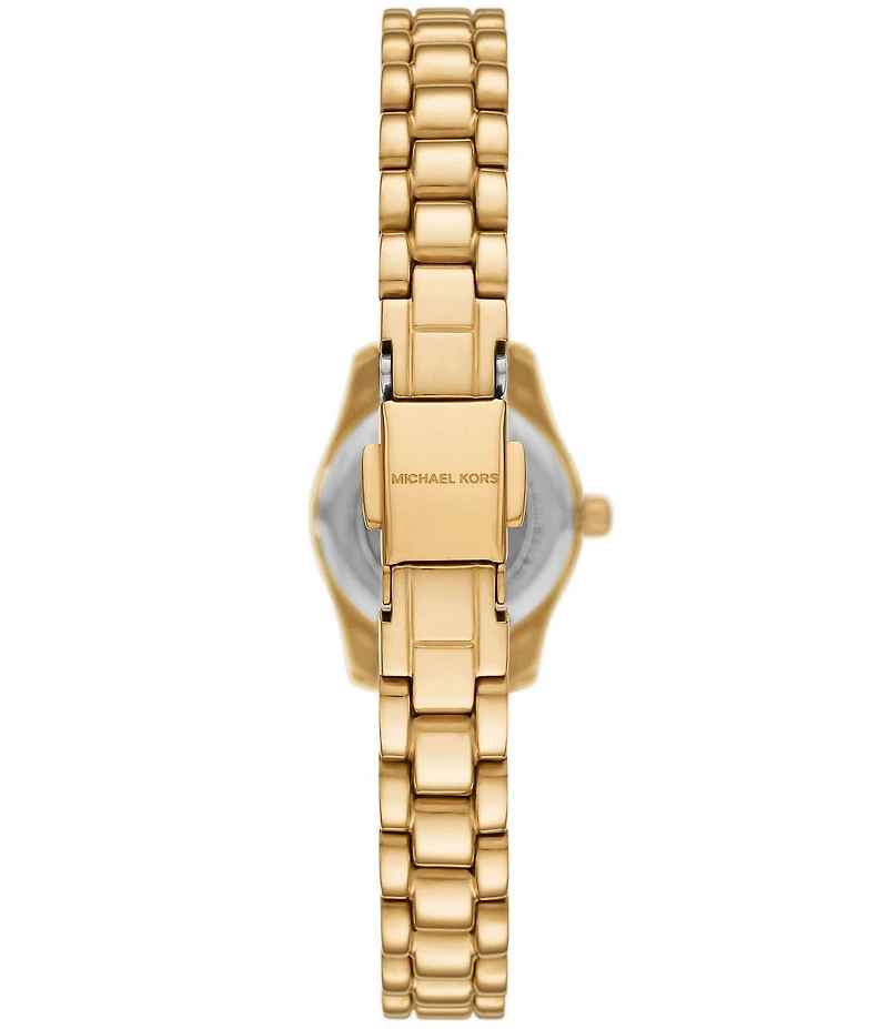 Michael Kors Women's Lexington Quartz Three Hand Stainless Steel Bracelet Watch Gift Set