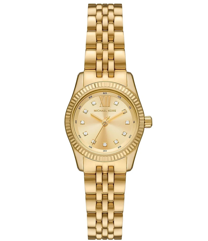 Michael Kors Women's Lexington Three-Hand Stainless Steel Bracelet Watch