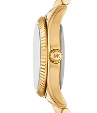 Michael Kors Women's Lexington Three-Hand Stainless Steel Bracelet Watch