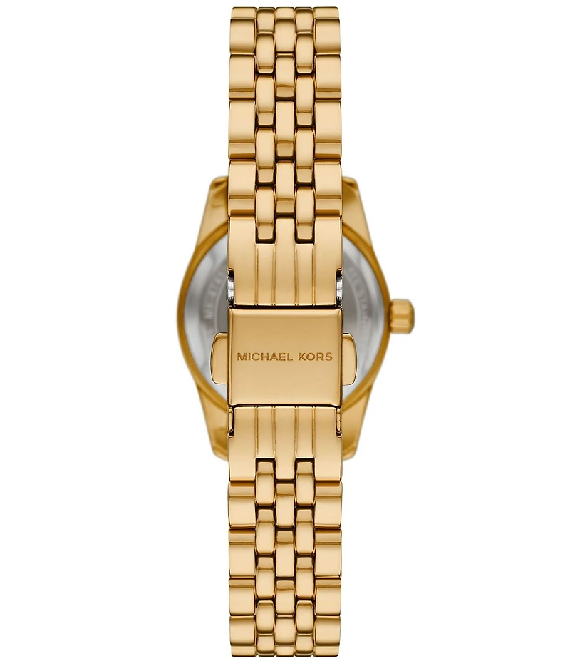 Michael Kors Women's Lexington Three-Hand Stainless Steel Bracelet Watch