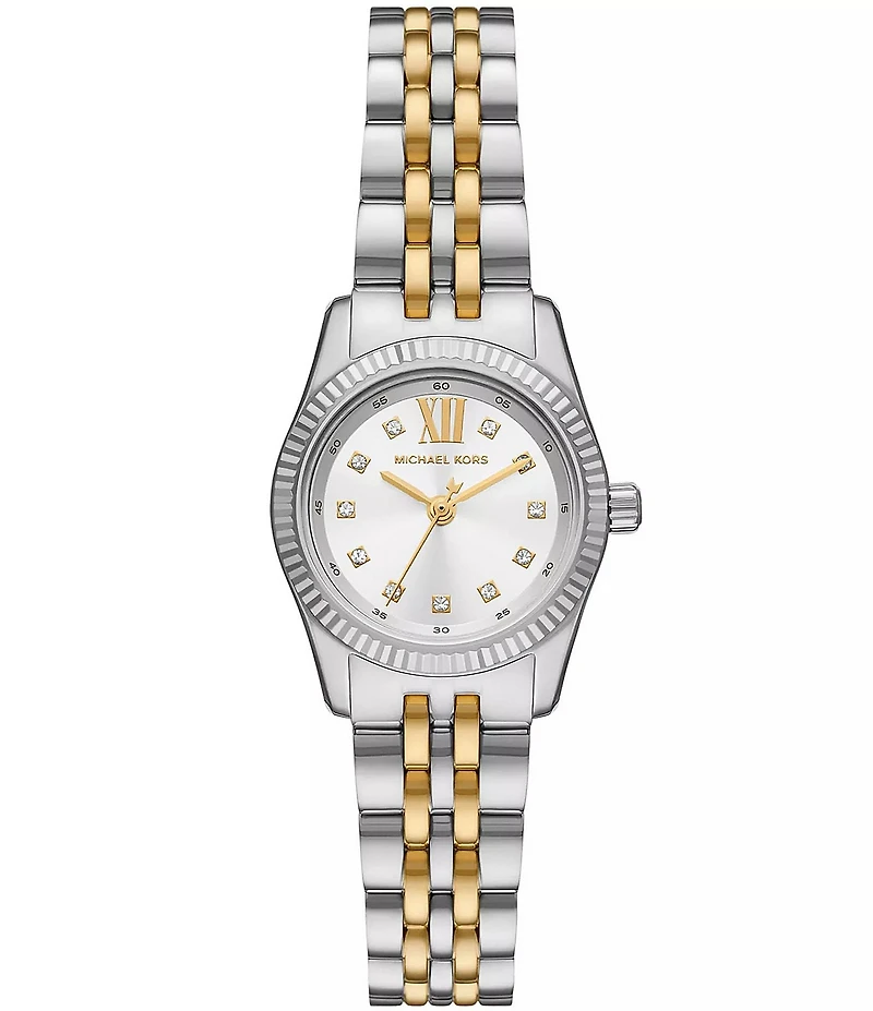 Michael Kors Women's Lexington Three-Hand Stainless Steel Bracelet Watch