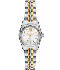 Michael Kors Women's Lexington Three-Hand Stainless Steel Bracelet Watch
