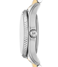 Michael Kors Women's Lexington Three-Hand Stainless Steel Bracelet Watch