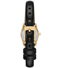 Michael Kors Women's Lexington Three-Hand Leather Strap Watch