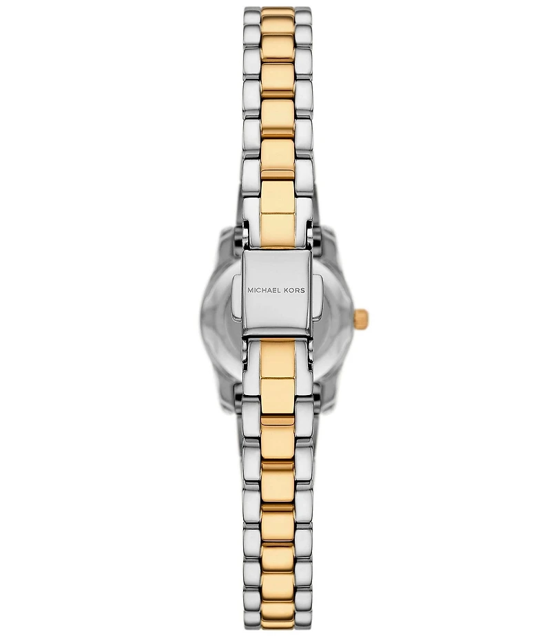 Michael Kors Women's Lexington Three-Hand Two-Tone Stainless Steel Bracelet Watch