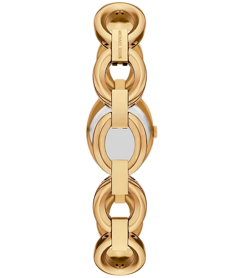 Michael Kors Women's Maude Quartz Three Hand Gold-Tone Stainless Steel Bracelet Watch